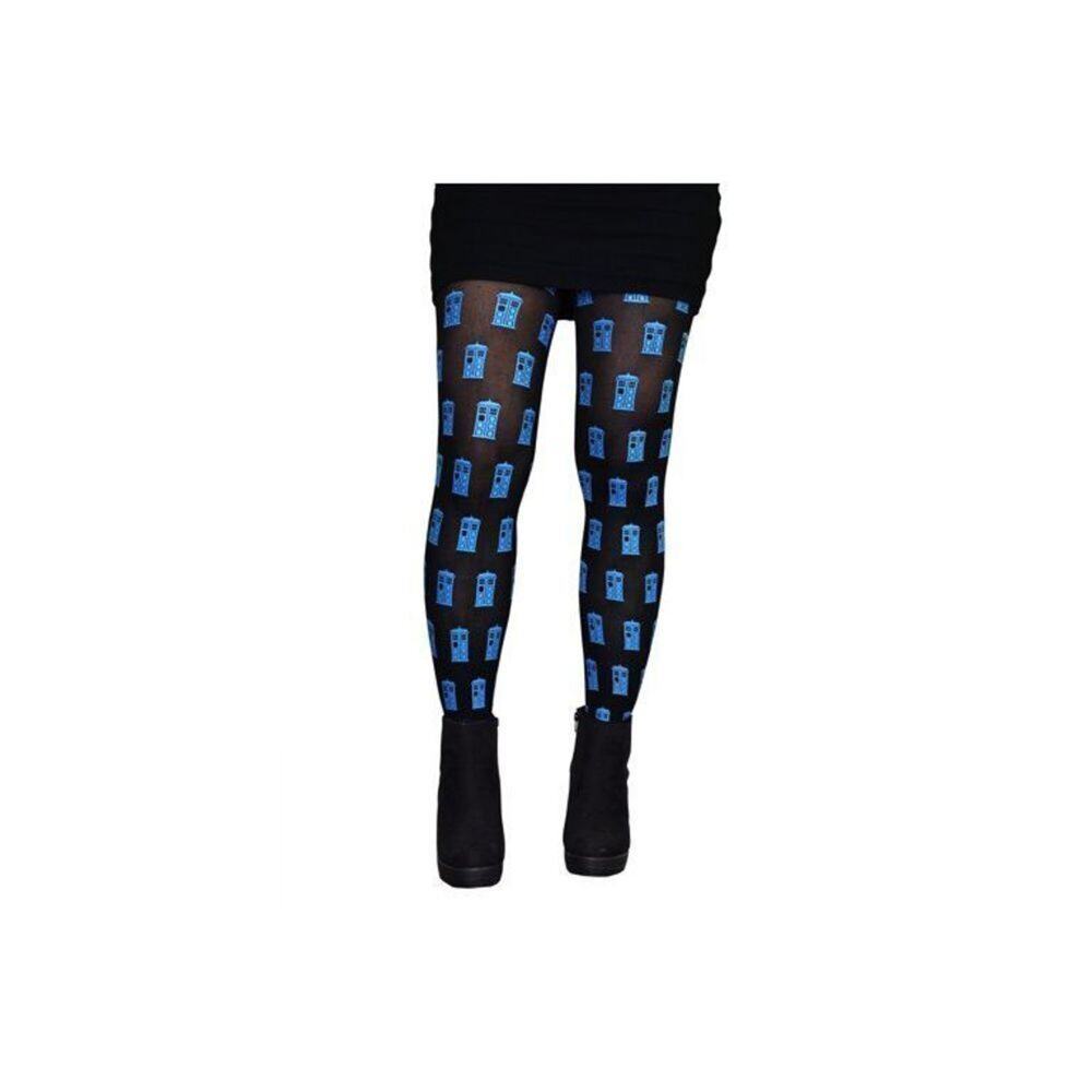 Doctor Who Police Box Tights Women's M/L